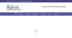 Desktop Screenshot of beyondhomecarestaffingservice.com
